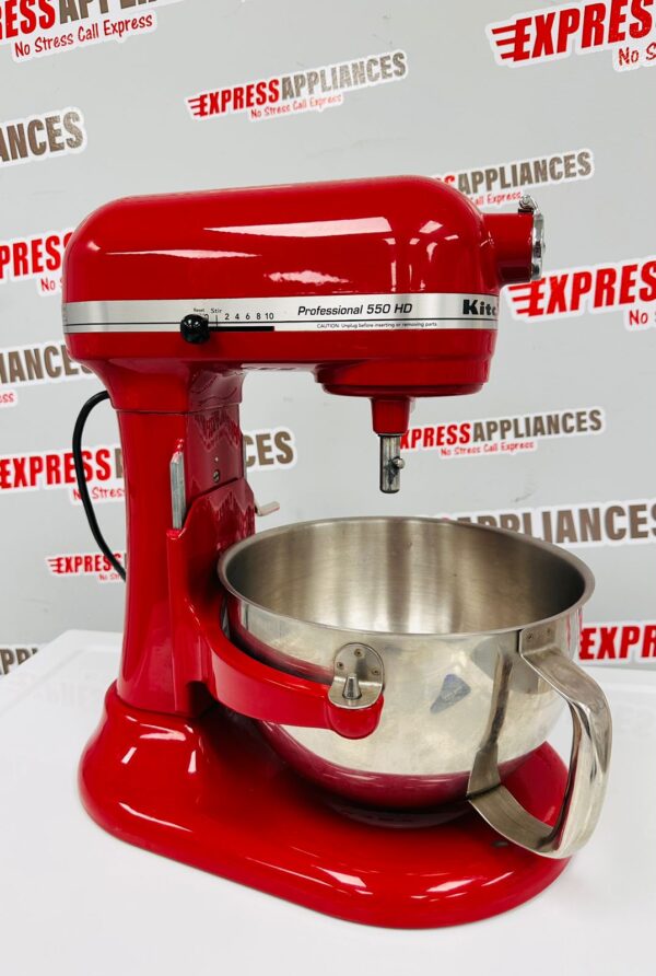 Used KitchenAid Red Mixer KV25MCXER Professional 550 For Sale