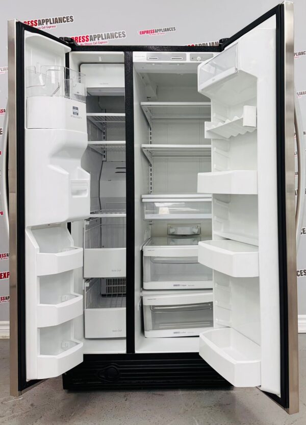 Used KitchenAid Side by Side 33” Refrigerator KSRG22FTSS01 For Sale
