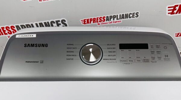 Brand New Open Box 27” Samsung Electric Dryer DVE50T5205W For Sale