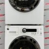 Used GE 24 Front Load Washer and Dryer WCVH4800K2WW PCVH480EK0WW