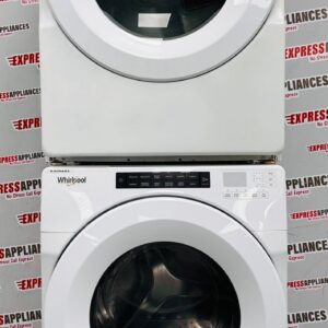 Whirlpool 27” Washer and Dryer Stackable Set WFW560CHW0, YWED560LHW0 For Sale
