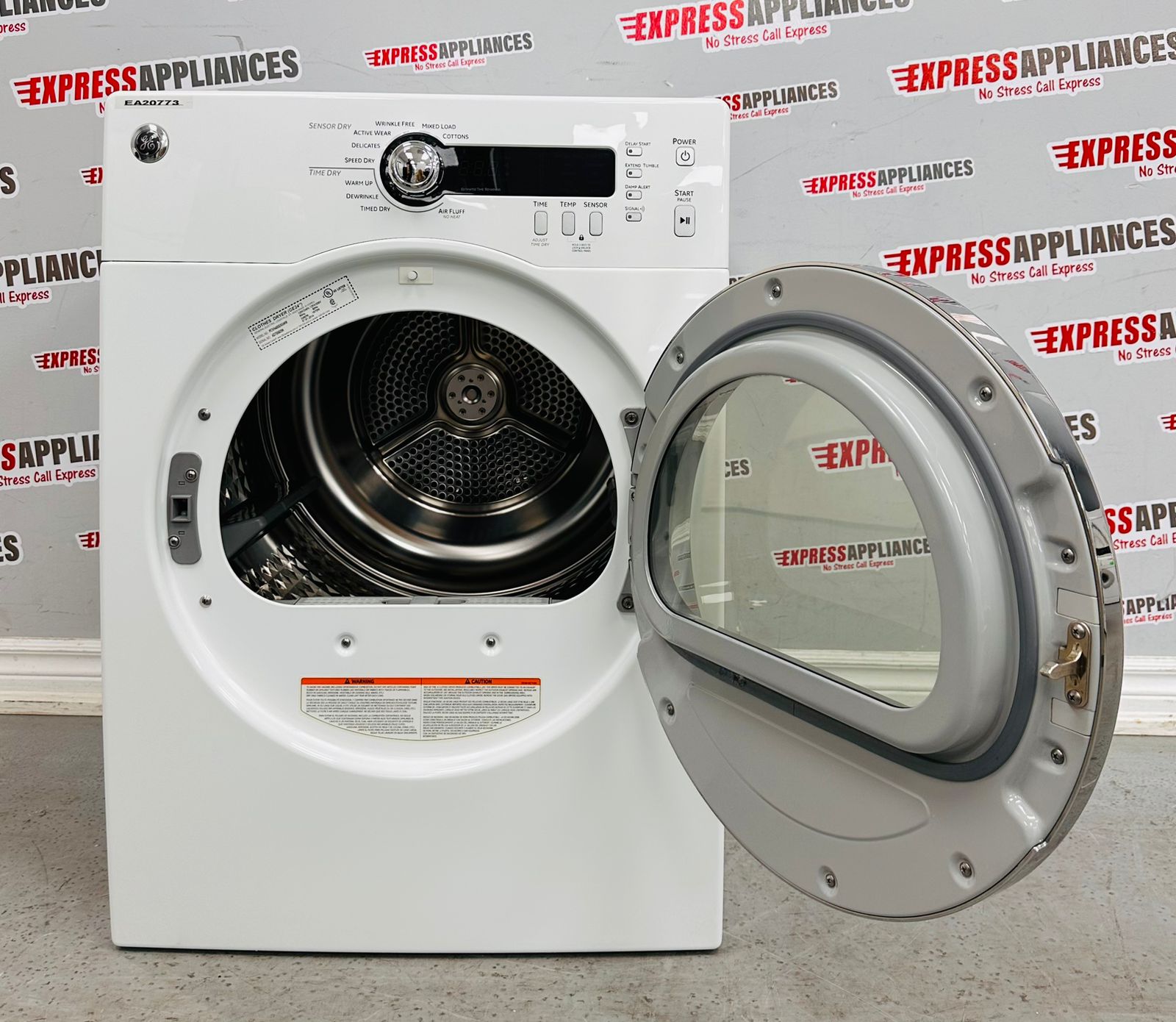 Used GE Dryer PCVH480EK0WW For Sale ️ Express Appliances