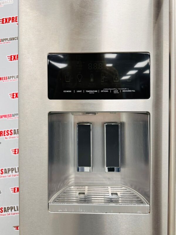 Used KitchenAid Side by Side 36” Refrigerator KRSF505ESS00 For Sale