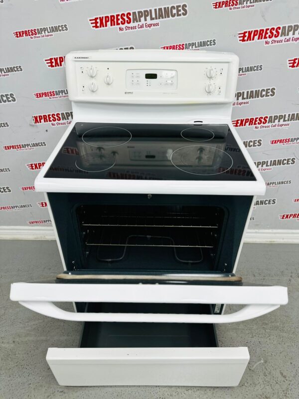 Used 30” Kenmore Glass-Top Stove C970-646121 For Sale