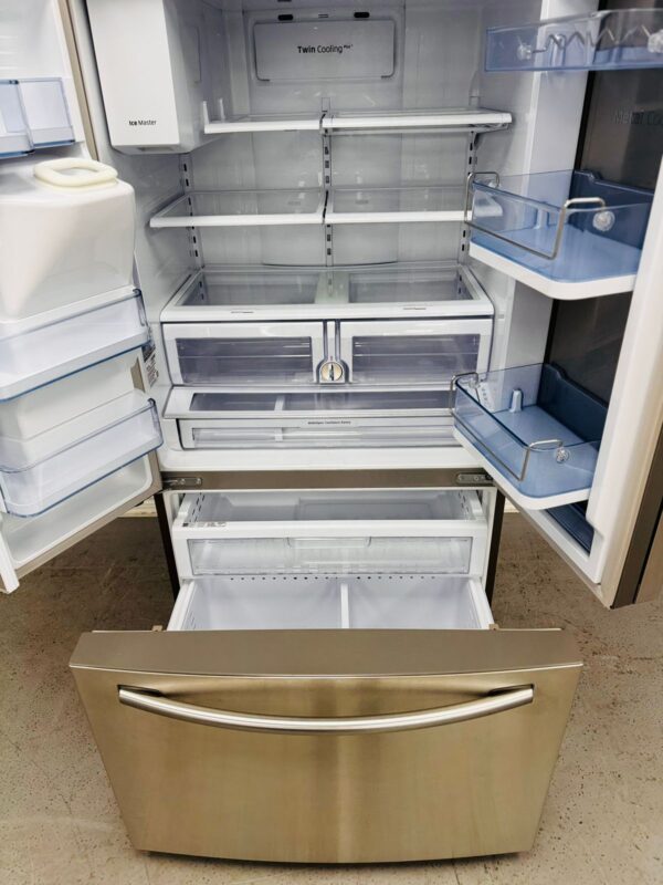 Used Samsung French Door 36” Refrigerator RF28HDEDBSR For Sale