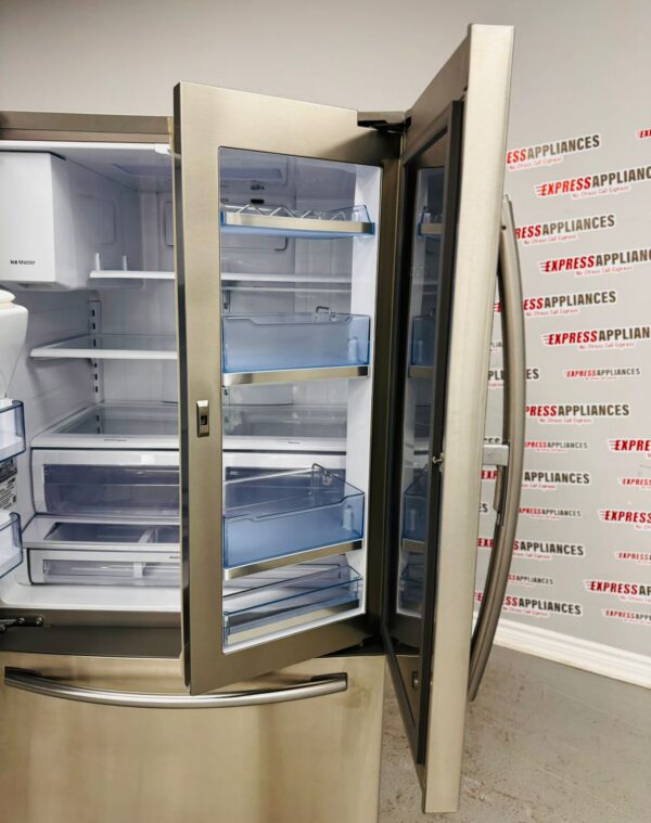 Used Samsung French Door 36” Refrigerator RF28HDEDBSR For Sale