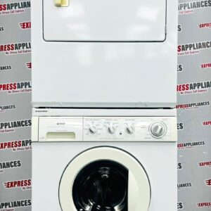 Used Kenmore 27” Stackable Washer and Dryer Set 970-C42062-00, 970-C82062-10 For Sale