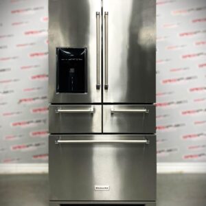 Used KitchenAid French Door 36” Refrigerator KRMF706ESS01