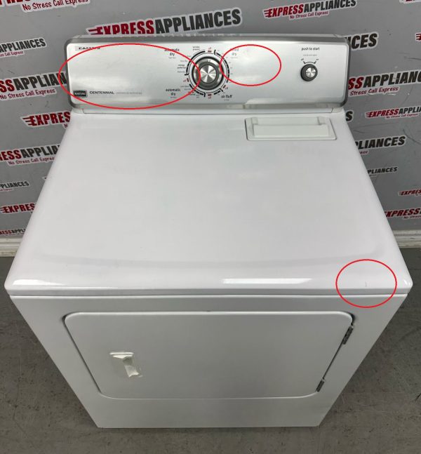 Used Maytag 29” Electric Dryer YMEDC200XW3 For Sale