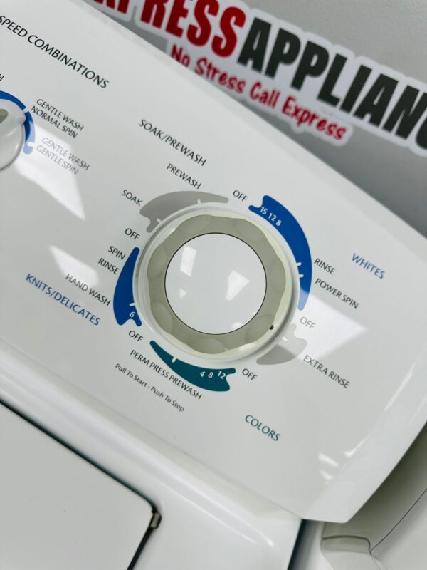 Used Frigidaire 27” Side by Side Washer and Dryer Set GLWS1749AS2, GLER642CAS1 For Sale