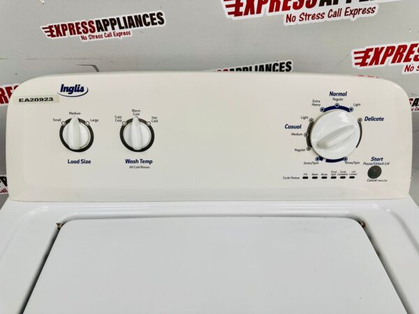 Used Inglis 27” Top Load Washing Machine ITW4600YQ0 For Sale