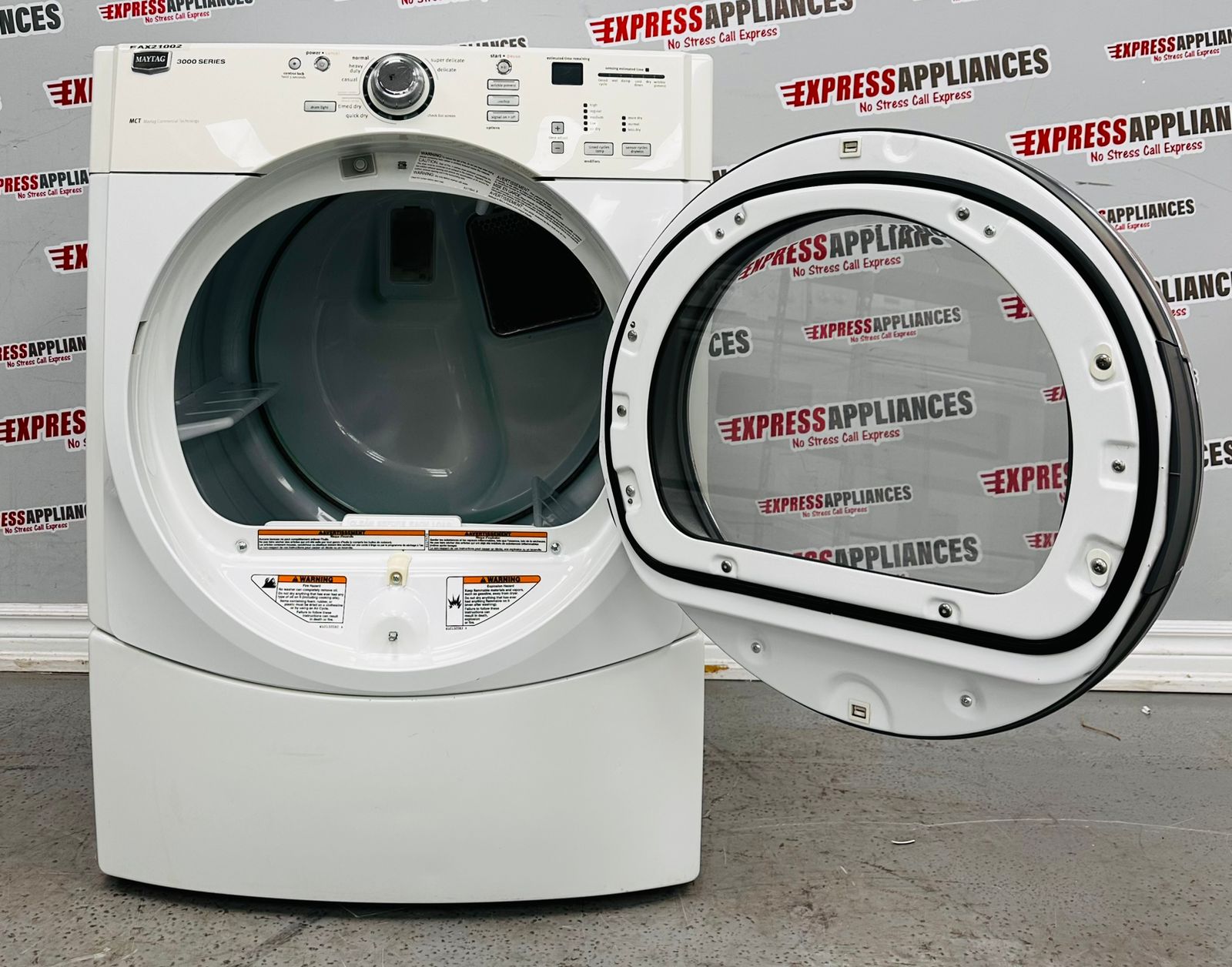 Used maytag 3000 series deals washer and dryer