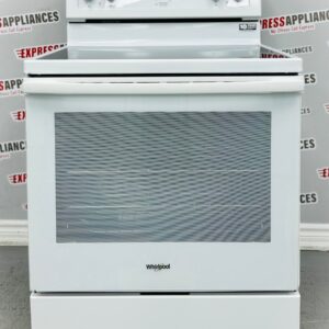 Open Box 30” Maytag White Range with Glass Top YMER8800FW6 For Sale