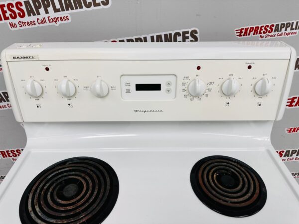 Used Frigidaire 30” Back Control Coil Stove CFEF312CS2 For Sale