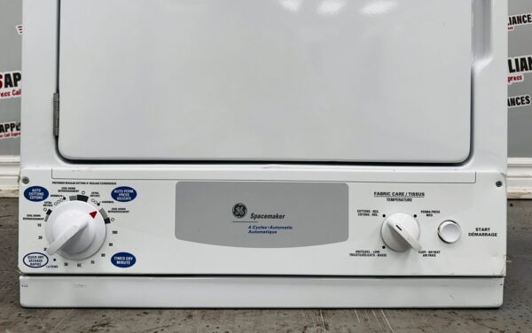 Open Box GE Space Maker 24” Electric Dryer PCKS443EB2WW  For Sale