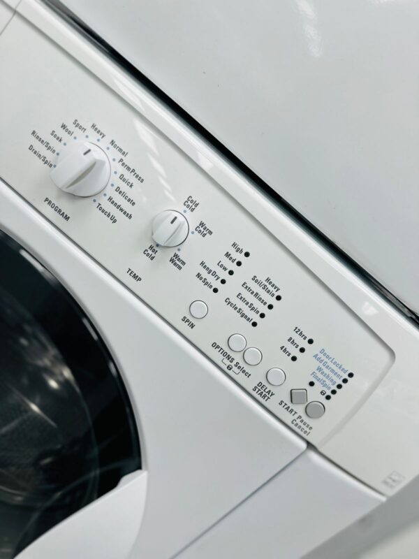 Used 27” Kenmore Electric Dryer and Front Load Washing Machine Set 970-C87072, 970-C47072-10 For Sale