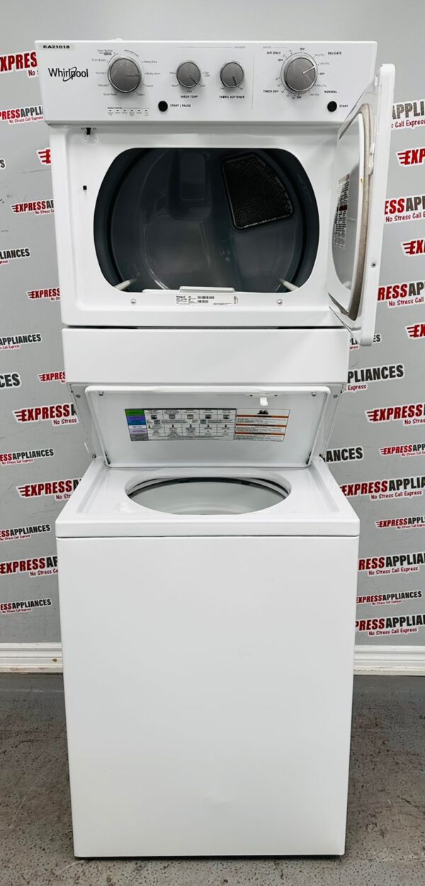 Used Whirlpool Laundry Center Washer and Dryer YWET4027HW0 For Sale