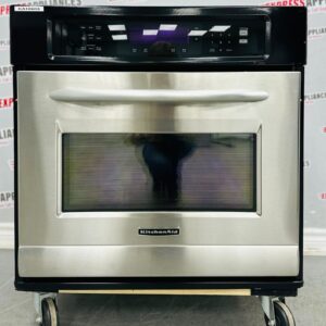 Used KitchenAid Single 30” Wall Oven KEBS107SBL04 For Sale
