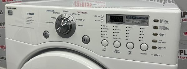 Used LG 27” Electric Stackable Dryer DLE3777W For Sale