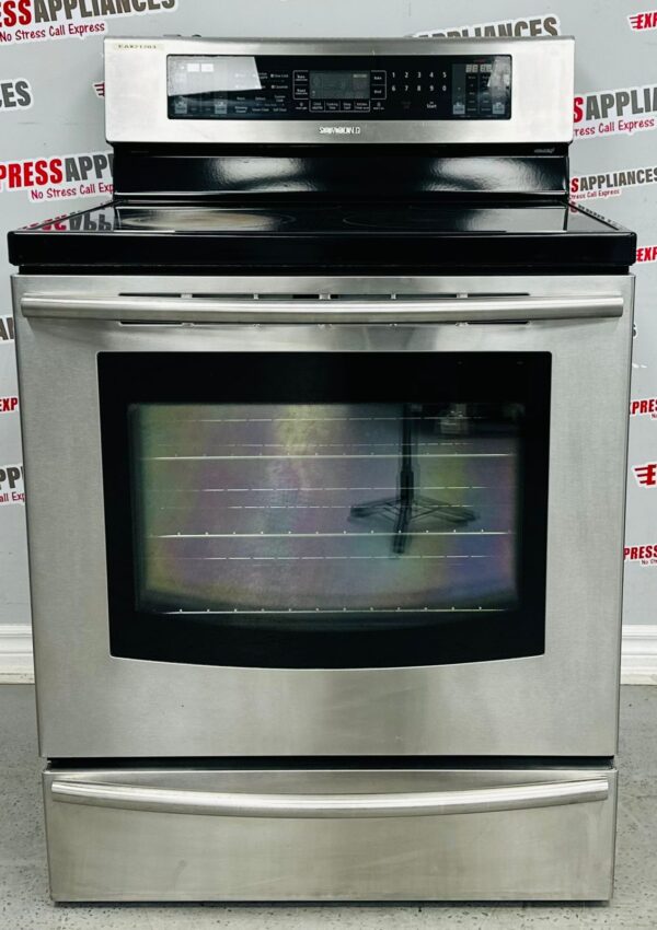 Used Samsung Hybrid Induction Electric 30” Range FE-N500WX For Sale