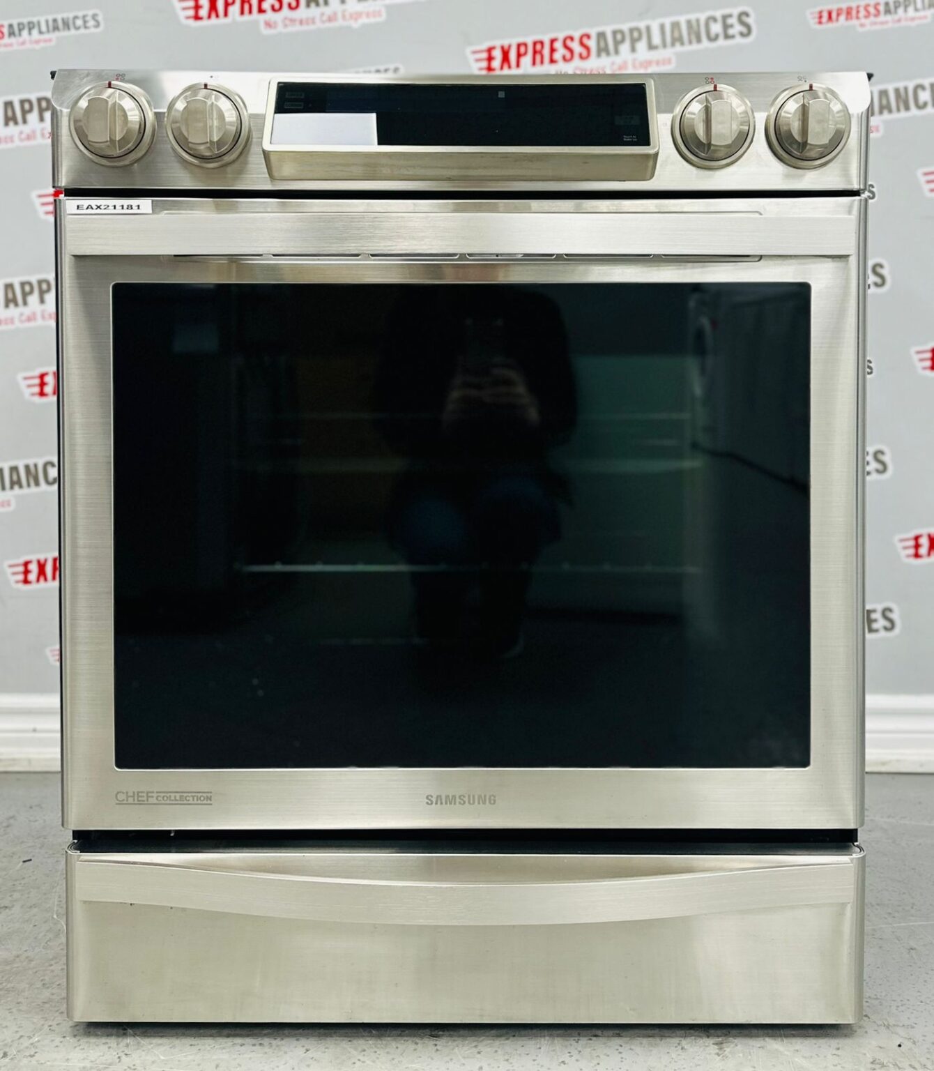 Used Samsung 30” SlideIn Induction Range NE58H9970WS For Sale ️