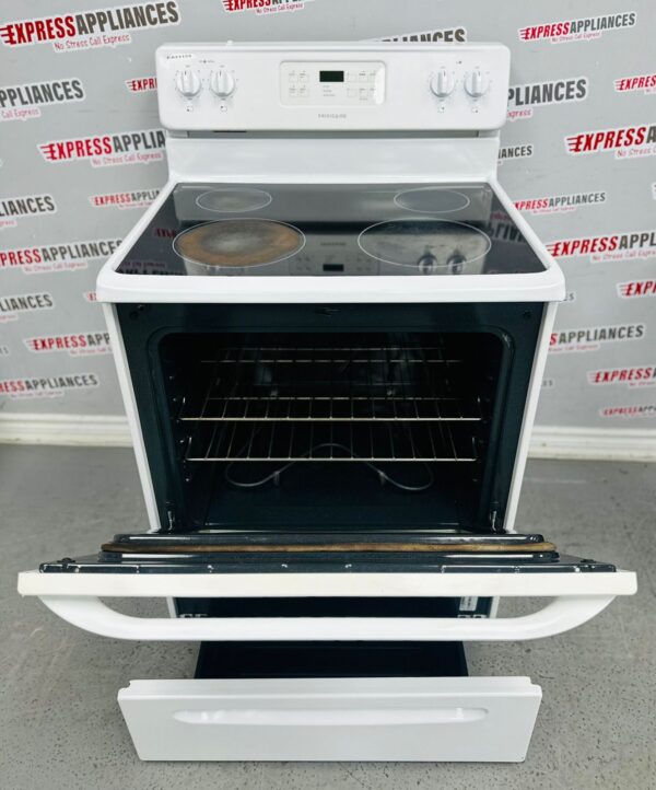Used Frigidaire 30” Glass-Top Stove CFEF3014LWC For Sale