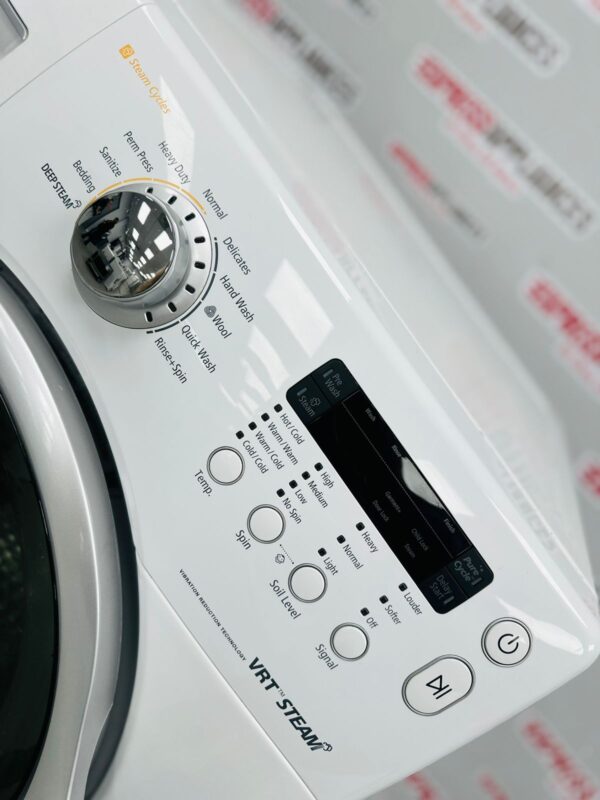 Used Samsung 27” Front Load Washing Machine WF331ANW/XAA 05  For Sale