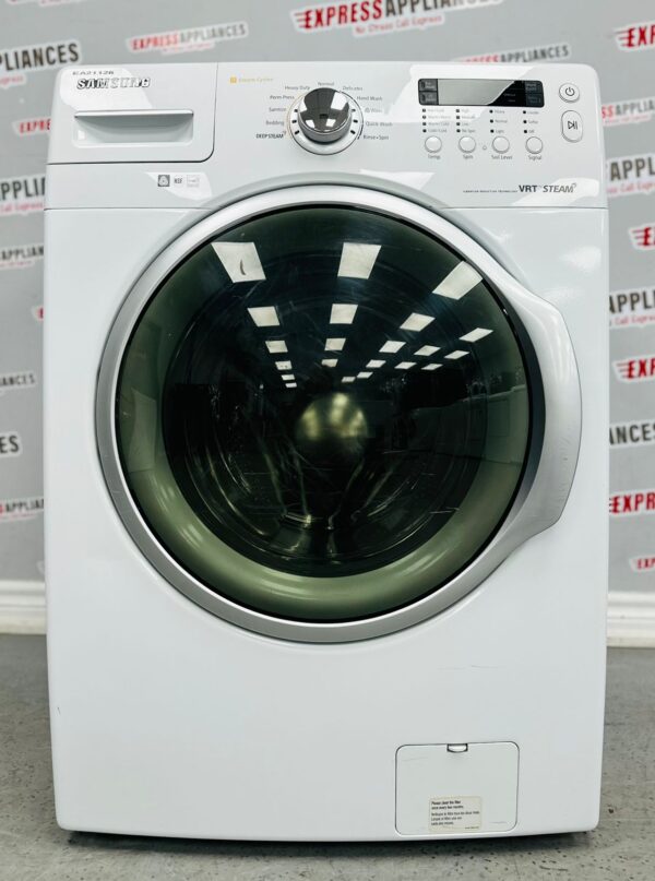 Used Samsung 27” Front Load Washing Machine WF331ANW/XAA 05 For Sale