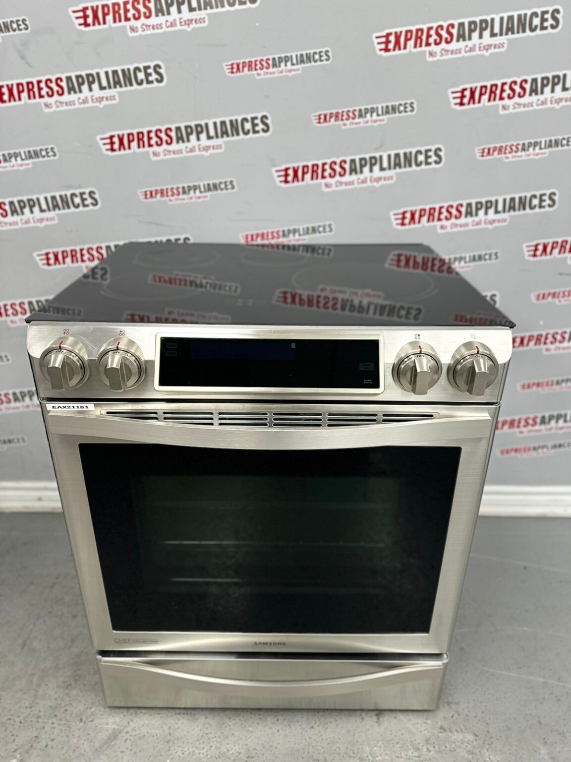 Used Samsung 30” SlideIn Induction Range NE58H9970WS For Sale ️