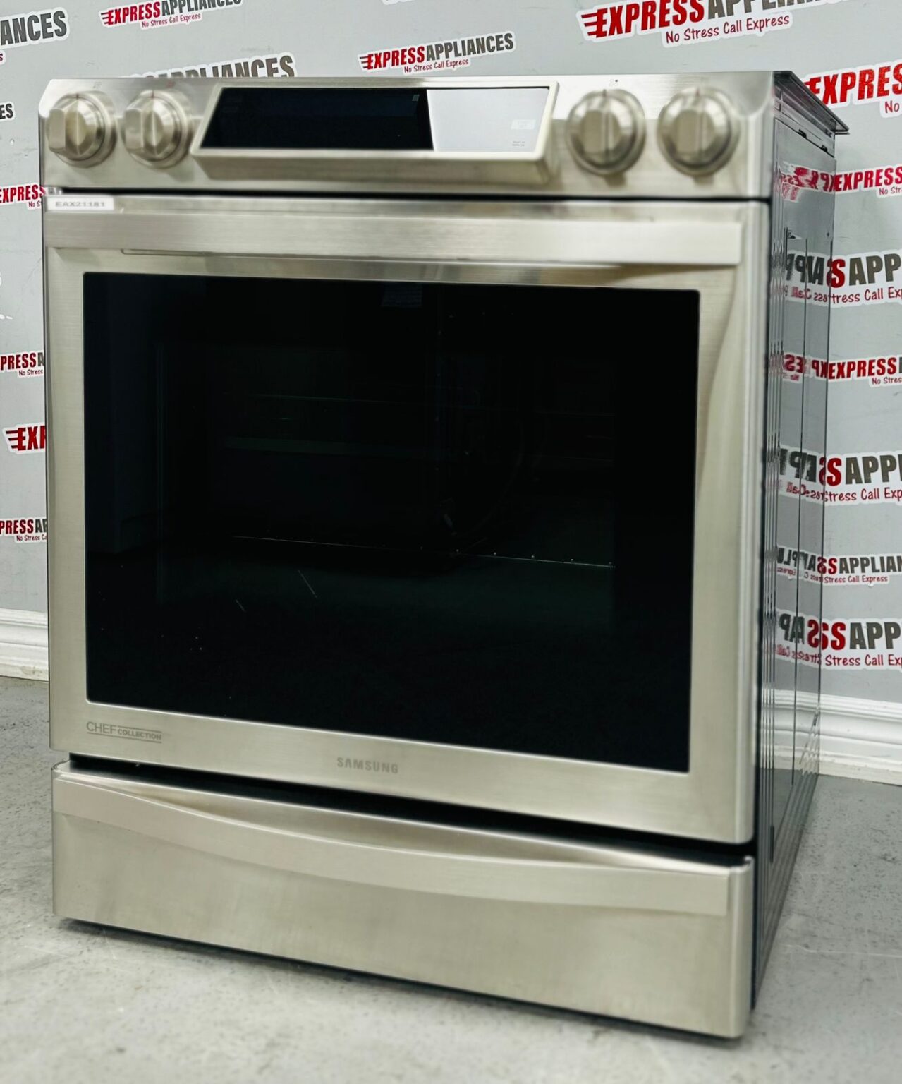 Used Samsung 30” SlideIn Induction Range NE58H9970WS For Sale ️