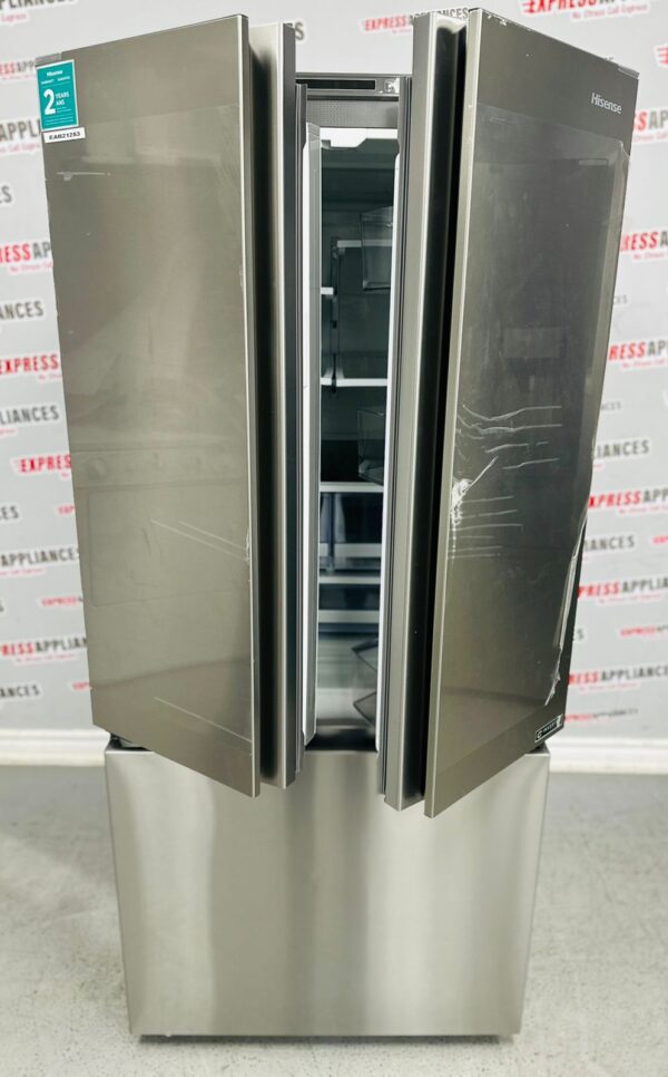 Open Box Hisense French Door 30” Refrigerator RF210N6ASE For Sale