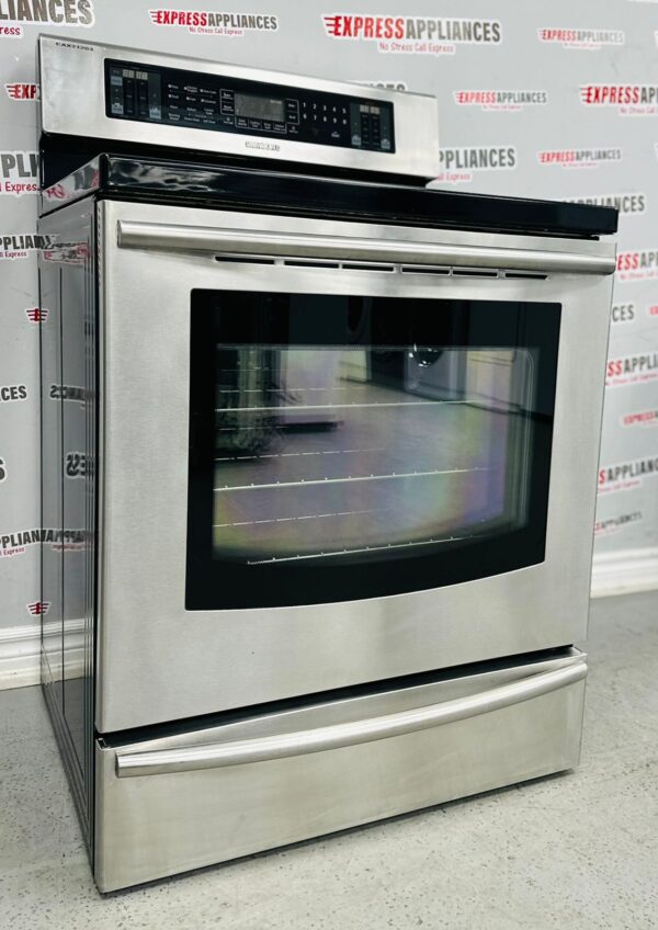 Used Samsung Hybrid Induction Electric 30” Range FE-N500WX For Sale