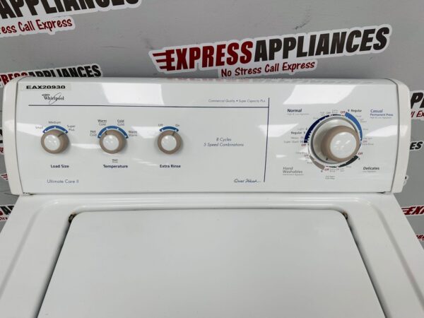 Used Whirlpool 27" Top Load Washing Machine LSQ8500JQ0 For Sale