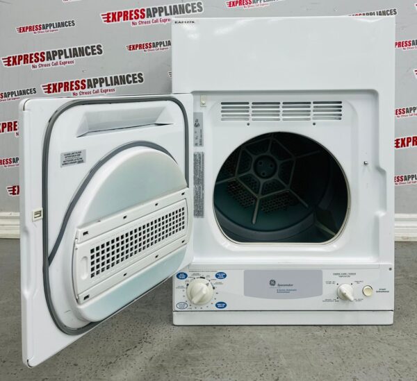 Used GE SpaceMaker 24” Electric Dryer PCKS443EB3WW For Sale