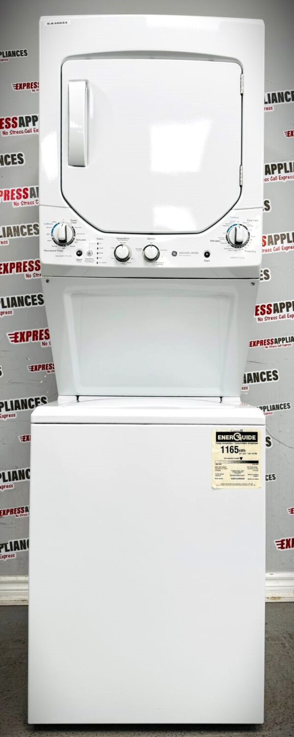 Used GE 24” Laundry Center Washer and Dryer GUD24ESMJ0WW For Sale