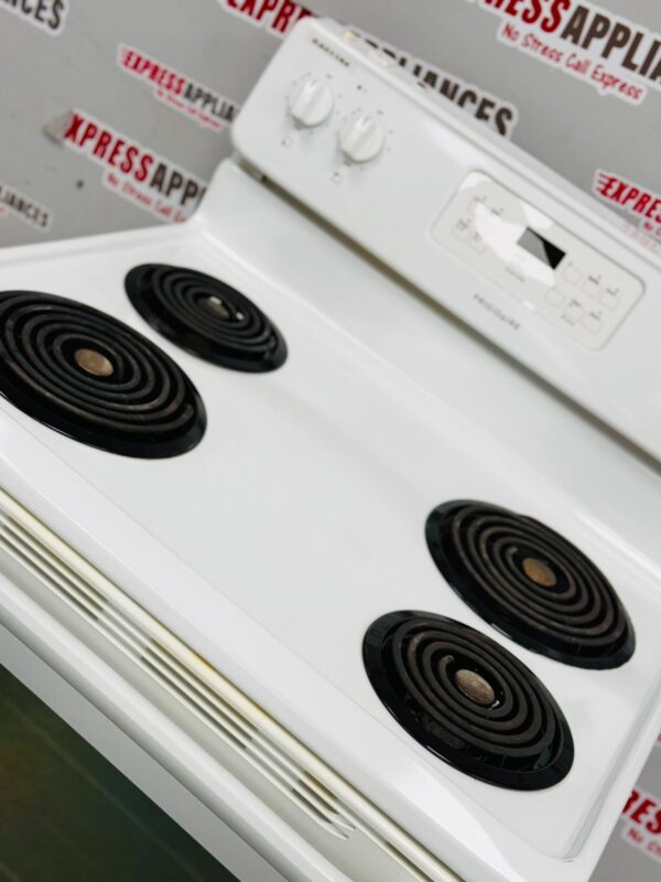 Used Frigidaire Freestanding Coil 30” Stove CFEF3016LWE For Sale