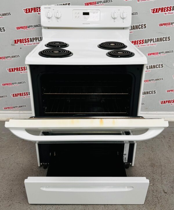Used Frigidaire Freestanding Coil 30” Stove CFEF3016LWE For Sale