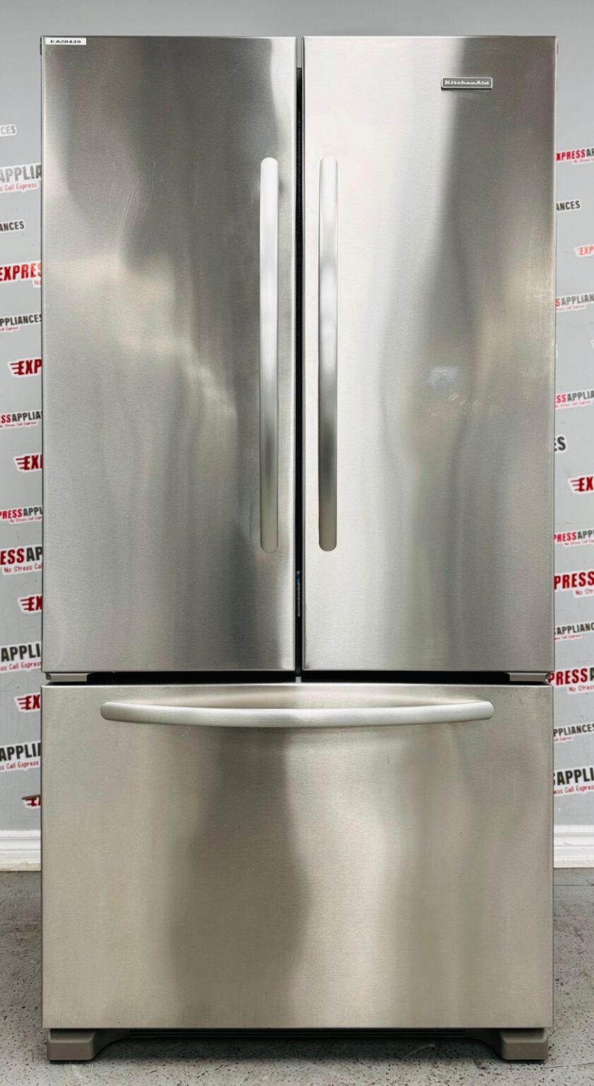 Used KitchenAid 36” French Door Refrigerator KFCS22EVMS8 For Sale ️
