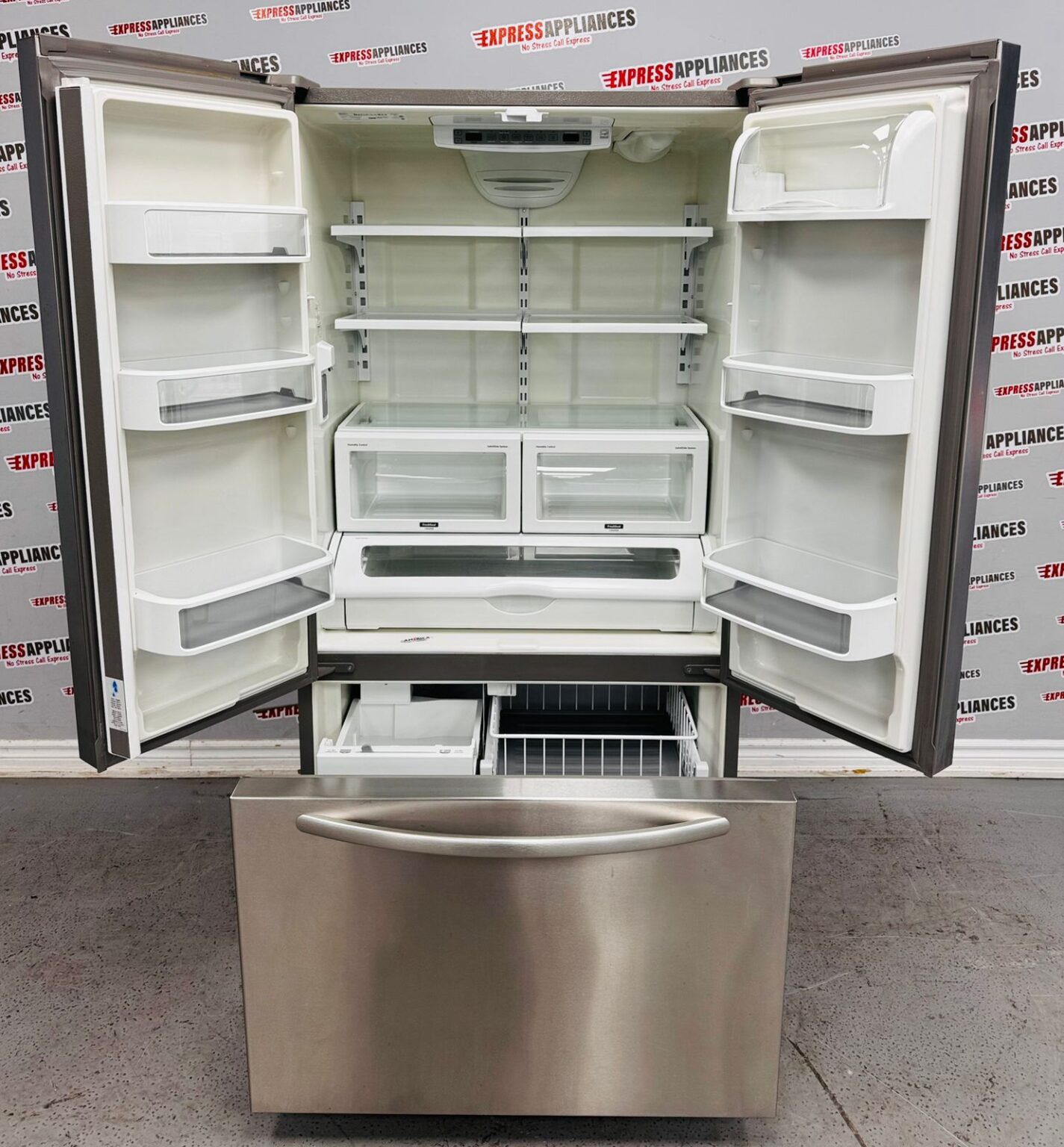 Used KitchenAid 36” French Door Refrigerator KFCS22EVMS8 For Sale ️