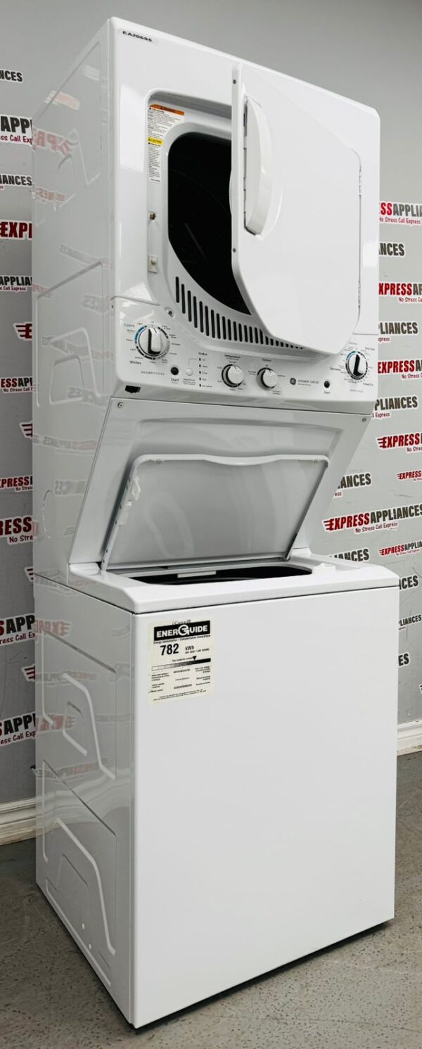 Used GE 24” Laundry Center Washer and Dryer GUD24ESMM1WW For Sale