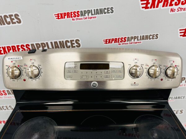 Used GE 30” Stand Alone Glass Stove JCBP800ST1SS For Sale