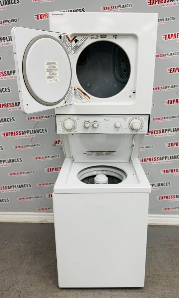 Used Whirlpool 24 Inch Laundry Center Washer and Dryer YLTE5243DQ6 For Sale
