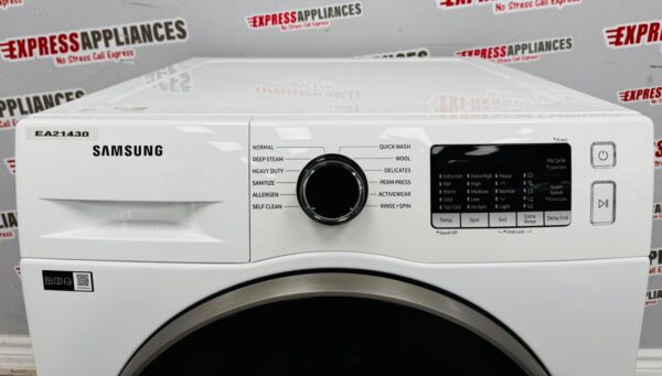 Open Box Samsung Front Load 24” Washing Machine WW25B6800AW/AC For Sale