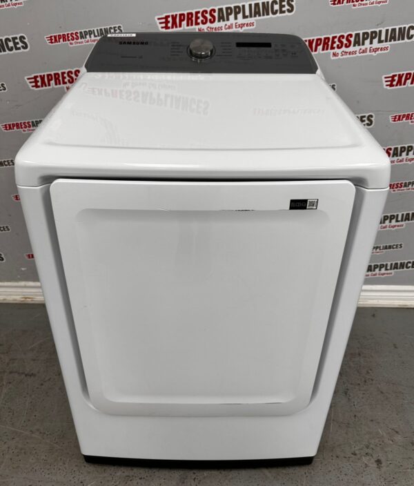 Brand New Open Box 27” Samsung Electric Dryer DVE50T5205W For Sale