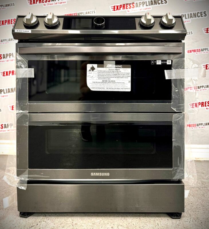 Samsung 30” SlideIn Double Oven Range NE63T8751SG/AC For Sale ️ Express Appliances
