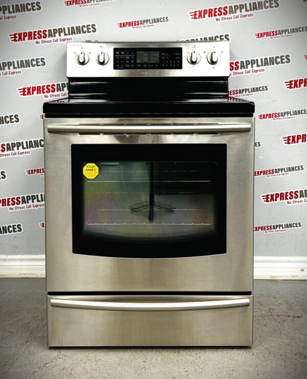 Used Samsung Freestanding 30” Glass Stove FE710DRS For Sale