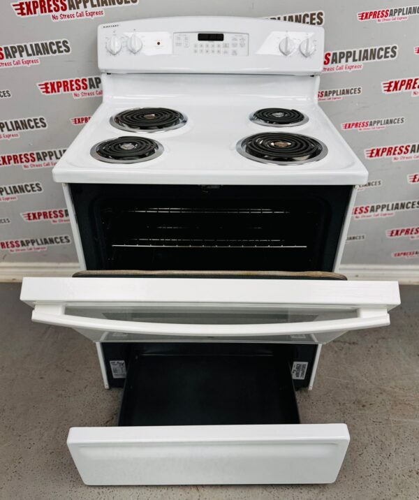 Used GE Freestanding Coil 30” Stove JCB530DJ2WW For Sale