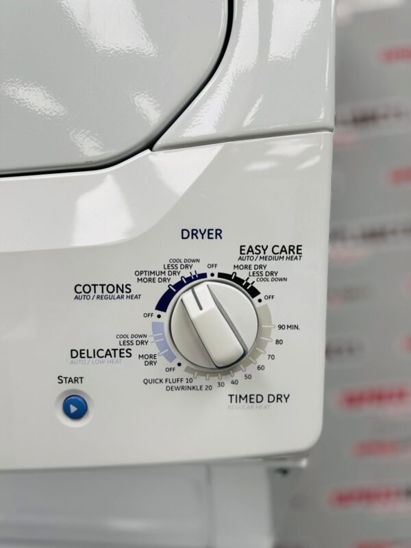 Used GE Laundry Center 27” Washer and Dryer GUAN275ED1WW For Sale