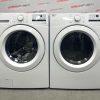 Open Box LG 27” Front Load Washing Machine and Dryer Stackable Set WM3400CW DLE3400W (1)