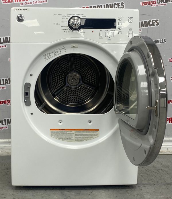 Used GE Electric 24” Stackable Dryer PCVH480EK0WW SKU: EA22755 For Sale